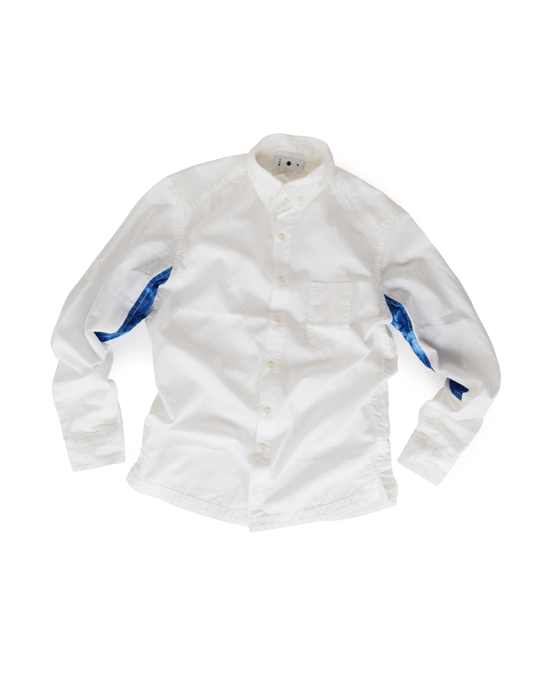 Yoshiyuki / Jinbaori shirt #23 "Kagero" white Image