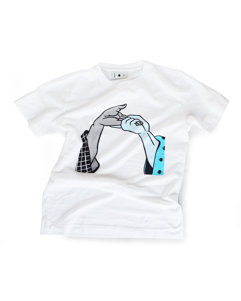 Yoshiyuki / T-shirt #100　"WRIST TWISTING" White Image