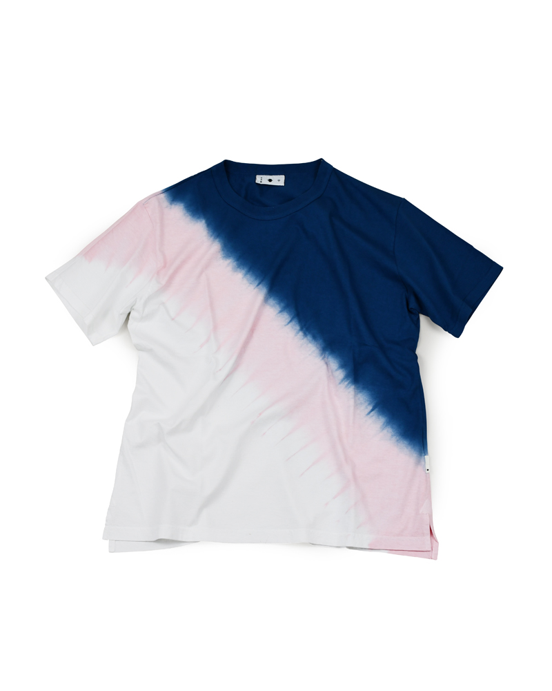 Yoshiyuki / T-shirt #105”Bias block dye” Image