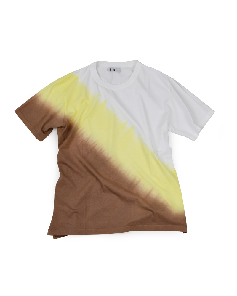 Yoshiyuki / T-shirt #105”Bias block dye” Image
